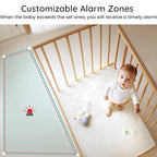 BOIFUN 2K HD 5-Inch Split-Screen, Smart WiFi Baby Monitor with Camera and Audio, Smartphone APP, AI Motion & Cry Detection, Night Vision, 360° Auto Tracking,Humidity &Temperature Detection,2-Way Talk