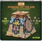 iDventure Cluepuzzle Expansion The Aztec Realms | Wooden Puzzle with 200+ Pieces | Escape Room Game | Gift Box | 4 Designs | Puzzle Size 20x12 cm | Wooden Puzzles for Adults and 10+ | Gift | Hobby