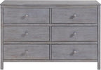 Soho Baby Everlee 6 Drawer Dresser, Graystone