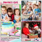 12 Styles Harmonica for Kids, Lightweight Harmonicas with Double Row of 16 Holes, Harmonica for Toddler, Kids, Adult Beginners' Musical Instrument Toy Gift (Over 3 Years Old)