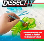 Top Secret Toys Mega Lab Dissect It Kit for Kids, Synthetic Frog and Piranha Dissection Kids Science Kit with Tools, STEM Biology Toys for Ages 6+