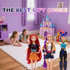 2025 New11.5''Singer Fashion Doll with Accessories and Trendy Outfits Set,Articulated/Made to Move Girl Group Dolls, Idea for Enthusiast Fan (Music Guitar Accessories Sets)