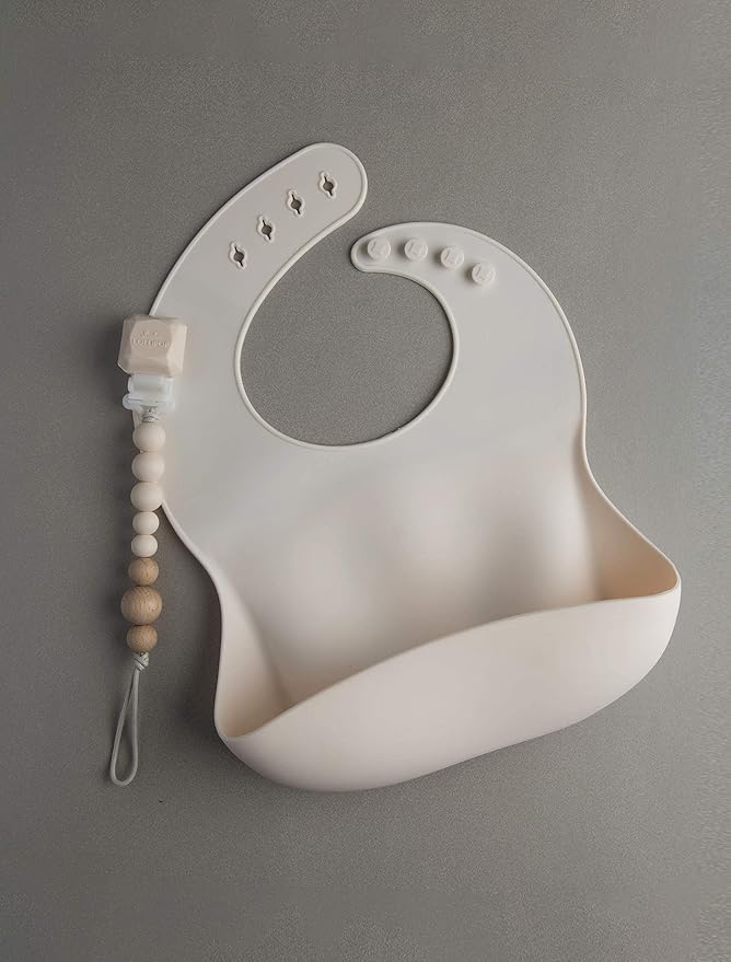 Loulou Lollipop Soft, Waterproof Silicone Feeding Bib
