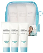Baby Skincare Travel Set - Korean Baby Skincare & Bath Time Essentials - Shampoo & Bath, Moisutre Lotion, Cream - Hydrating & Nourishing, 3 Items