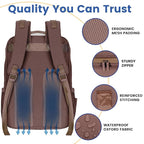 PILLANI Baby Diaper Bag Backpack - Large Bag for Boys & Girls, Waterproof Diaper Backpack - Travel Diaper Bags w/Changing Pad, Baby Registry Search & Shower Gifts - Essentials Must Haves Newborn Stuff