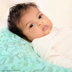 Dream On Me Beeboo Nursing Pillow and Positioner, Breastfeeding and Bottlefeeding Pillow, Removable and Washable Pillow Cover, Soft and Breathable Fabric, Green