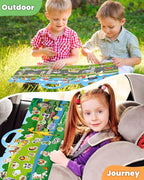 Reusable Sticker Book for Toddlers 2-4 Years, Stickers for Kids, Toddler Sticker Book Ages 1-3, Toddler Craft Activities, Toddlers Travel Toys Ages 2+ Boy Girl Birthday Gifts