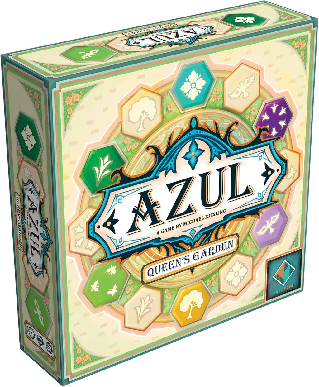 Asmodee Azul Queen's Garden Board Game - Create a Royal Paradise, Mosaic Tile Placement Strategy Game for Kids & Adults, Ages 10+, 2-4 Players, 45-60 Minute Playtime
