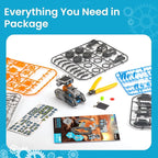 AOHU Solar Robot Building Kit STEM Gift for Boys Aged 8-13, DIY 15-in-1 Educational Science Building Toy, Solar or Battery Powered Robotic Set for Children Birthday with 212 Pieces