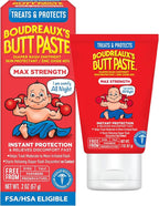 Boudreaux's Butt Paste Maximum Strength Diaper Rash Cream, Ointment for Baby, 2 oz Tube