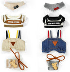 2 Sets Clothes for 17cm Doll, Cute Doll Clothes and Accessories, Outfit Sets 2025 Fashion Style