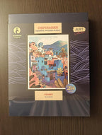 Magnetic Wooden Puzzles with Frame for Adults - Framed Wooden Jigsaw Puzzle - Rompe Cabezas para Adultos - Landscape Wall Art Decor - Original Christmas & Birthday Gift (Chefchaouen)