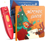 KOKODI Talking Pen Books Set, Interactive Audio Nursery Rhymes with Learning Pen, Educational Sensory Toy, Early Learning Gift for Toddlers Kids, Birthday & Christmas Gifts for Boys Girls Age 2-6