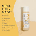 The Honest Company 2-in-1 Cleansing Shampoo Body Wash Gentle for Baby Naturally Derived Tear-free Hypoallergenic Citrus Vanilla Refresh 18 fl oz