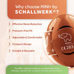 Schallwerk ® Mini+ Baby Ear Muffs – Infant Noise Cancelling Headphones, Toddler Ear Protection, Baby Headphones for Noise