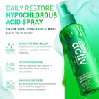 Hypochlorous Acid Spray for Face & Skin – Post-Workout Gentle HOCL Facial Cleanser for All Skin Types – After Workout Face Spray, Body Mist – Hydrating, Soothing & Calming Skincare – 8 Fl Oz