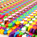 46 Pack 24 Links Wacky Tracks Snap and Click Fidget Toys,Fidget Snake Toy for Party Favors,Plastic Chains Finger Sensory Toys,Stress Relief Toys for Kids
