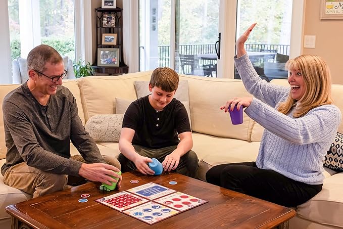 That's Spot On! Best Bluffing Strategy Game - Board, 6 Cups, 12 Tokens, 30 Dice – 2 to 6 Players, Ages 12+, Family Fun or Game Nights with Friends