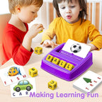 Educational Toys for 3 4 5 Year Old Girls Boys Gifts, Matching Letter Spelling Games Learning Toys for Kids 2-4 Year Olds, Christmas Birthday Gifts for 3-6 Year Old Girls Toddler Toys Age 2-4