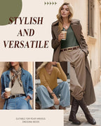 3 Pack Women's Maternity Nursing Tops, V Neck Breastfeeding Sweaters Long Sleeve Hidden Zipper Shirts