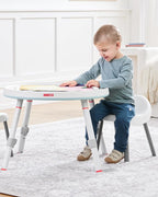 Skip Hop Baby Activity Center: Interactive Play Center with 3-Stage Grow-with-Me Functionality, 4mo+, Silver Lining Cloud