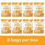 Happy Baby Organics Yogis Freeze-Dried Yogurt & Fruit Snacks, Banana & Mango, 1 Ounce Bag (Pack of 8) packaging may vary