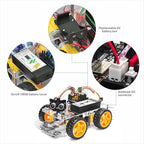 OSOYOO Robot Car Starter Kit for Arduino | STEM Remote Controlled App Educational Motorized Robotics for Building Programming Learning How to Code | IOT Mechanical DIY Coding for Teens Adults