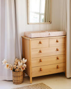 Baby Changing Pad Cover 2-Pack for Girls (Fleurette) - Premium Fitted Sheets Baby Diaper Changing Table Cover - Buttery Soft Cotton Blend