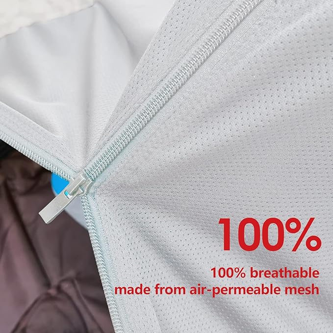 Sun Shade for Strollers, UV Sun and Sleep Shade Universal Fit for Baby Strollers, Blackout Stroller Cover, Breathable and Stops 99% of The Sun's Rays (UPF50+)