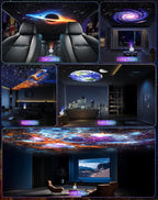 Galaxy Projector, 13 in 1 HD Planetarium Galaxy Star Projector for Bedroom, Star Projector Galaxy Light with Timer, Meteor & RGB Lighting Effects, Galaxy Light Projector for Kids, Adults