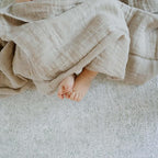 Little Unicorn Premium Crib Sheet | Breathable & Super-Soft Muslin Fabric (Green Seed)