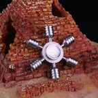 Metal Fidget Spinner Toy Stainless Steel, Horizontal and Vertical Can Rotate Spins, Precision Durable Bearing High Speed Spin 3-4 Min, EDC Focus Anxiety Stress Relief for Adults