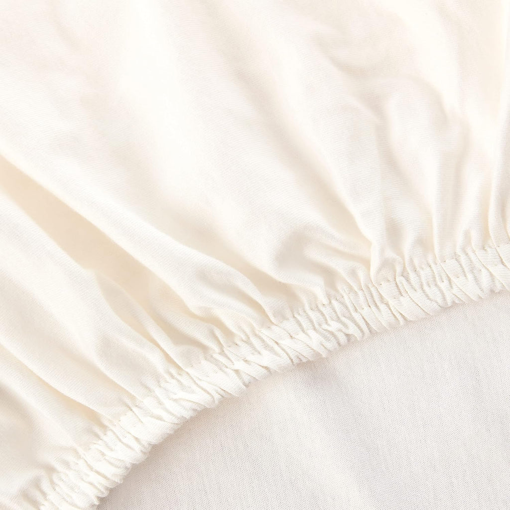 HonestBaby Unisex-Baby Fitted Crib Sheets Set Standard Mattress, 100% Organic Cotton Baby Boys, Girls, Neutral, 1 Pack - Strawberry Pink Floral, One Size