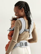BabyBjörn Baby Carrier Harmony, Silver, 3D Mesh | 3-in-1 Ergonomic Baby Carrier; Newborn, Facing-In, Outward-Facing, and Back Carrying Positions Supported (7-40 lbs), Newborn to Toddler