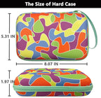 Case Compatible with Giiker Super Slide Brain Games, Protective Storage Bag Holder for Giiker Brain Teaser Puzzles Games Toys (Only Case) (Multicolor)