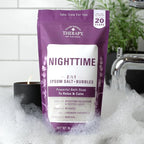 Village Naturals Therapy, Nighttime Foaming Epsom Soak, 36 Oz, Pack of 3