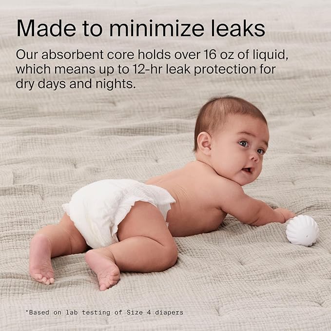 Coterie Baby Wipes + Diapers Kit, Size 1 (99 Count) & Size Newborn Diapers (93 Count), 8 Pack (448) Baby Wipes with 99% Water, Plant Based Materials, Hypoallergenic for Sensitive Skin