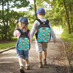 Monkey Banana Toddler Backpack Waterproof Mini Backpack Boys/Girls Cute Small Backpack Kindergarten Pre School Bags (M