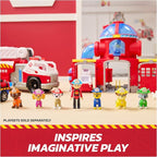 Paw Patrol Fire Rescue Team Pack with 7 Collectible Action Figures, Including Ryder & 6 Pups, Kids Toys for Boys & Girls Ages 3 and Up