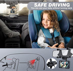 Upgrade AHD 1080P Baby Car Camera for Rear-Facing Seat, 4.3'' Car Back Seat Mirror for Children Infants Kids, 1080P IR Night Vision, Upgrade 360 Rearview Mirror Display Bracket