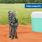 Ford Bronco Pop 'N Sit Portable Booster Chair by Bright Starts, Floor Seat, Indoor/Outdoor Use, Compact Fold, Camo Print, 6 Mos - 3 Yrs