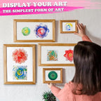 Arts and Crafts for Kids Ages 4-8,Paint Spin Art Machine Kit,Art Craft Set for 6-9 Year Old,Cool Painting Spinner Toys Kits Set,Art Supplies Birthday Gifts for Boy Girl Ages 6 7 8 9 10 11 12 Pink