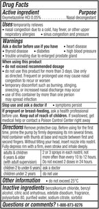 Vicks Sinex SEVERE Allergy & Sinus Nasal Spray, Original Ultra Fine Mist, Decongestant Medicine, Relief from Nasal Congestion due to Cold or Allergy, Sinus Pressure Relief, 265 Sprays x 2