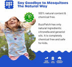 NATPAT Buzz Patch Mosquito Patch Stickers for Kids - Plant Based Ingredients, Non-Toxic - The Original All Natural Citronella Essential Oil Insect Patch, DEET Free, for Toddlers, Kids (60 Pack)