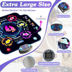 Dance Mat, Kids Electronic Dance Pad with Wireless Bluetooth 5 Speeds 9 Levels, Music Toys Birthday & Xmas Gifts for Girls Boys 3 4 5 6 7 8 9 10+ Year Old