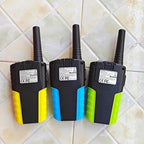 Kids Walkie Talkies Rechargeable 3 Pack,Long Range Walky Talky for Family Games Outdoor Hiking Camping,Mini Small Walkie Talkie 2 Way Radio Toy Boy Girl for 3-12 Year Old,Christmas Birthday Present
