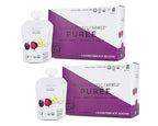 White Leaf Provisions Organic Purees / Baby Food Pouches - Fruits, Veggies & Grains, Toddler snack, Regeneratively Farmed, No Added Sugar, Non-GMO, BPA-Free Pouches 3.17 oz (Pack of 24, Plum + Beet + Spinach + Spelt)