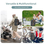 Diaper Bag Backpack with Changing Station, Large Diaper Bag, Multifunctional Diaper Bag, Baby Bag, Camo