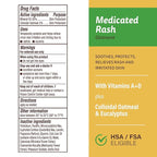 A+D Medicated Rash Ointment 1.5 oz– Relieves Rash & Skin Irritated Skin from Poison Ivy, Eczema, Beard Rash, Bikini Rash, Dry Skin, Chapped Skin, bug bites. Made with Colloidal Oatmeal