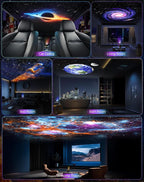 Star Projector, 13 in 1 HD Planetarium Galaxy Projector for Bedroom, Star Projector Galaxy Light with Timer, Meteor & RGB Lighting Effects, Space Night Light Projector for Kids, Adults